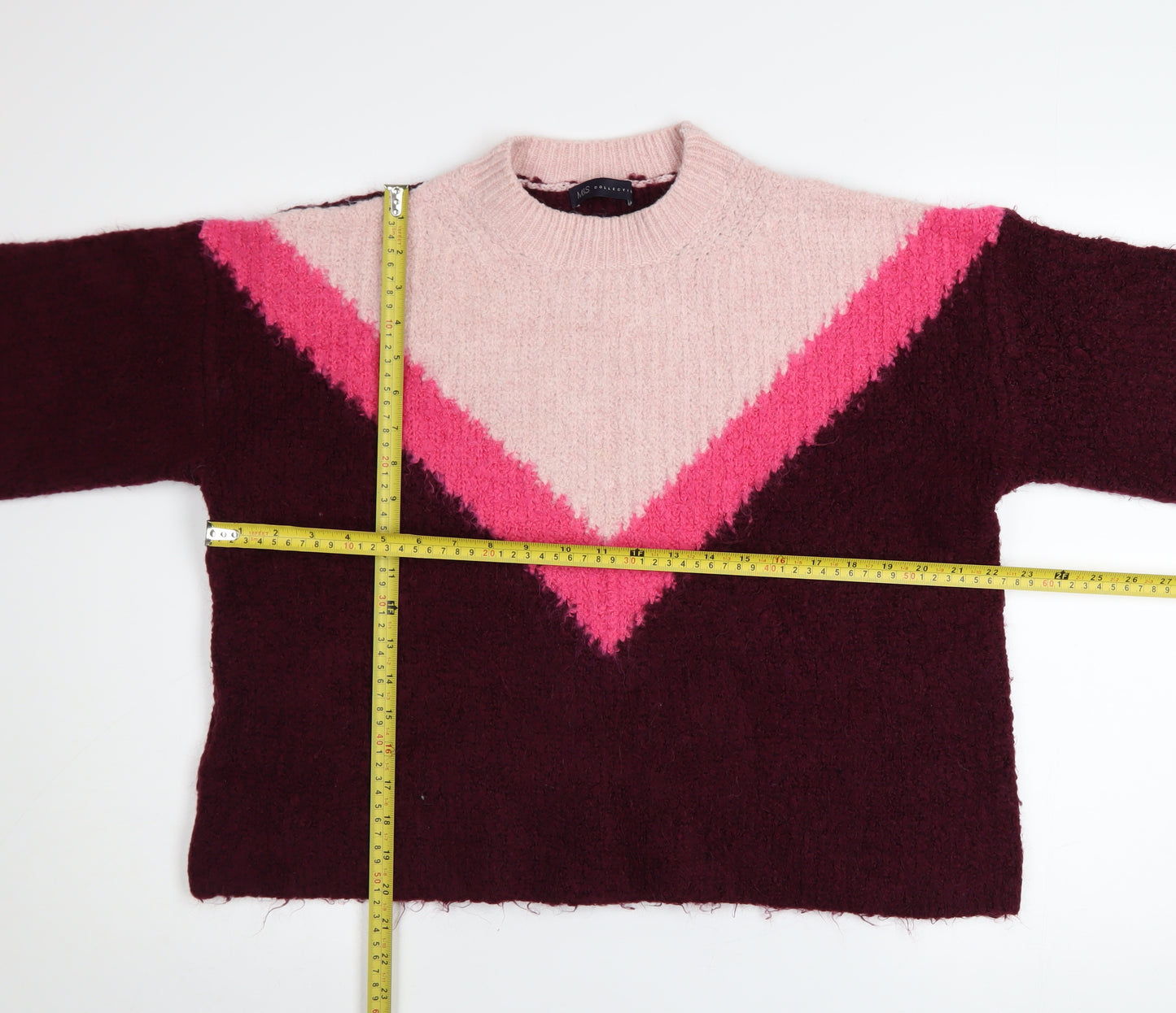 Marks and Spencer Womens Multicoloured M Chunky Knit Pullover Jumper