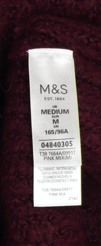 Marks and Spencer Womens Multicoloured M Chunky Knit Pullover Jumper