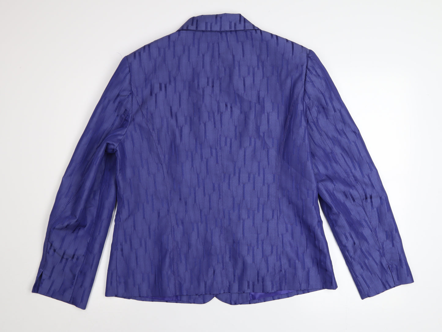 Oscar B Edition Women's Purple Blazer Size 16 Classic Formal Jacket