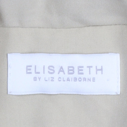 Liz Claiborne Women Beige Size 22 Classic Lined Blazer Jacket