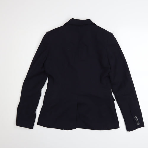 Next Petite Women's Black Blazer Jacket Size 6P Tailored Workwear