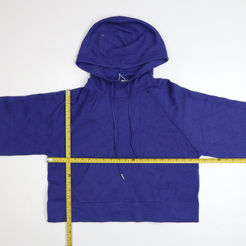 Next Women’s Blue Pullover Hoodie Medium Viscose Blend