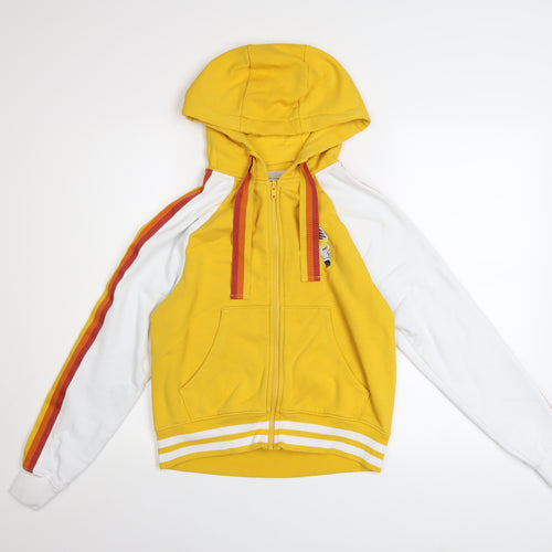 Disney Cruise Line Women's Yellow Full Zip Hoodie XS - Minnie Mouse Retro Style