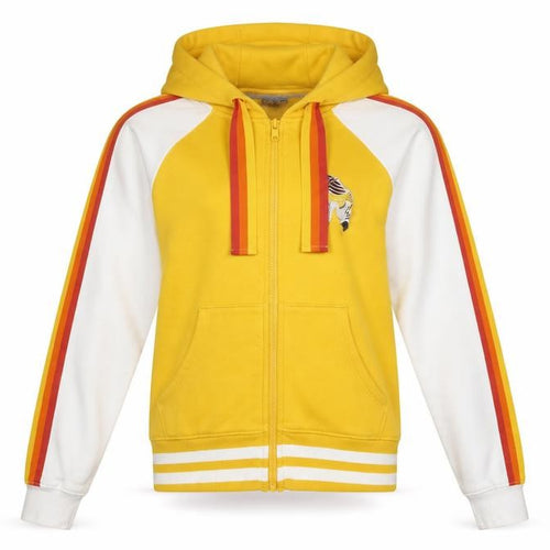 Disney Cruise Line Women's Yellow Full Zip Hoodie XS - Minnie Mouse Retro Style