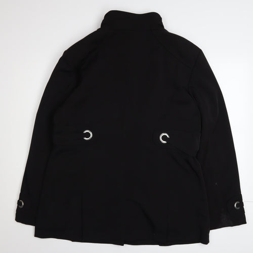 Klassik Clothing Women's Black Mid-Length Jacket Size 18