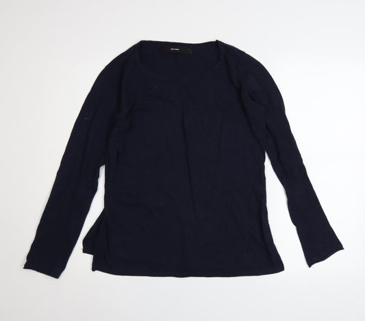 Vero Moda Women's Blue Long Sleeve Knit Pullover Jumper Size L