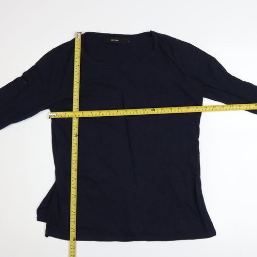 Vero Moda Women's Blue Long Sleeve Knit Pullover Jumper Size L