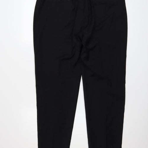 Marks and Spencer Men’s Black Wool Blend Dress Trousers 38R