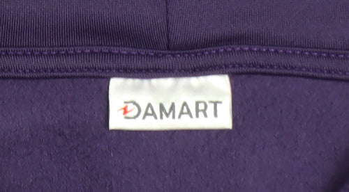 Damart Women’s Purple Fleece Full Zip Hoodie L 18/20