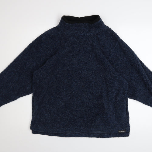 Chuck Roast Women's Blue Fleece Pullover Sweatshirt Size 14