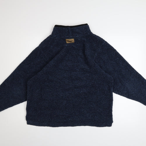 Chuck Roast Women's Blue Fleece Pullover Sweatshirt Size 14