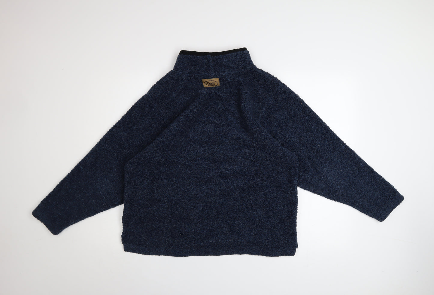 Chuck Roast Women's Blue Fleece Pullover Sweatshirt Size 14
