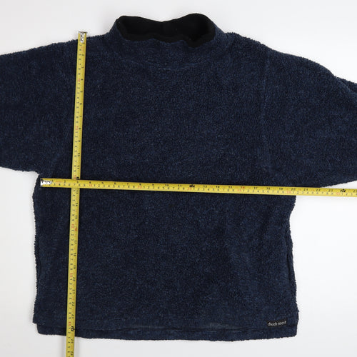 Chuck Roast Women's Blue Fleece Pullover Sweatshirt Size 14