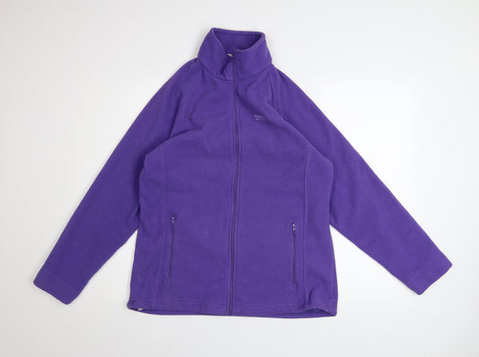 Regatta Women’s Purple Fleece Full Zip Jacket Size 14