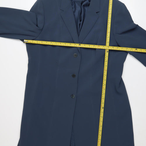 Windsmoor Women's Blue Long Classic Overcoat Size 18