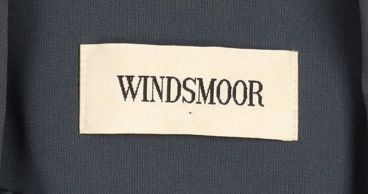 Windsmoor Women's Blue Long Classic Overcoat Size 18