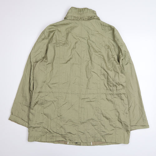Bm Womens Green Size 16 Lightweight Anorak Jacket with Pockets