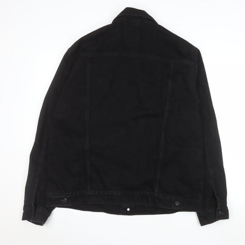 Primark Women's Black Denim Basic Jacket XL Casual Cotton