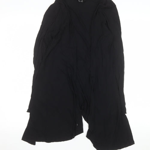k & d Women's Black Long Sleeve Open Coatigan UK 12