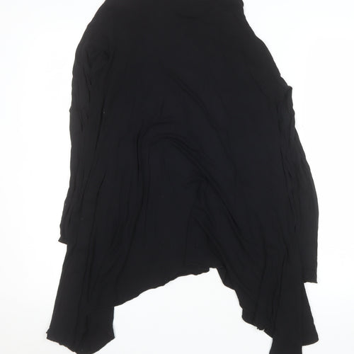 k & d Women's Black Long Sleeve Open Coatigan UK 12