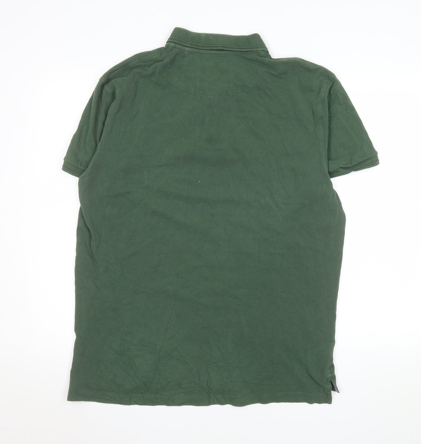 Country Road Men's Green Short Sleeve Polo Shirt XL Cotton