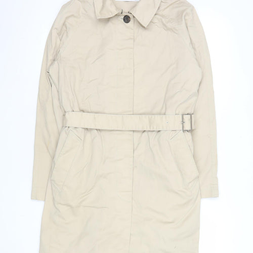 Tommy Hilfiger Women’s Beige Belted Trench Coat S Classic Style