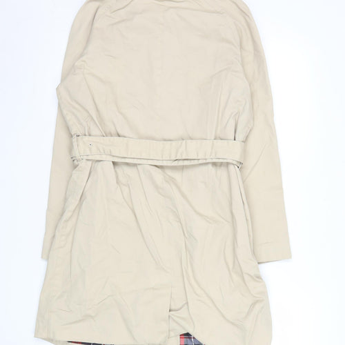 Tommy Hilfiger Women’s Beige Belted Trench Coat S Classic Style