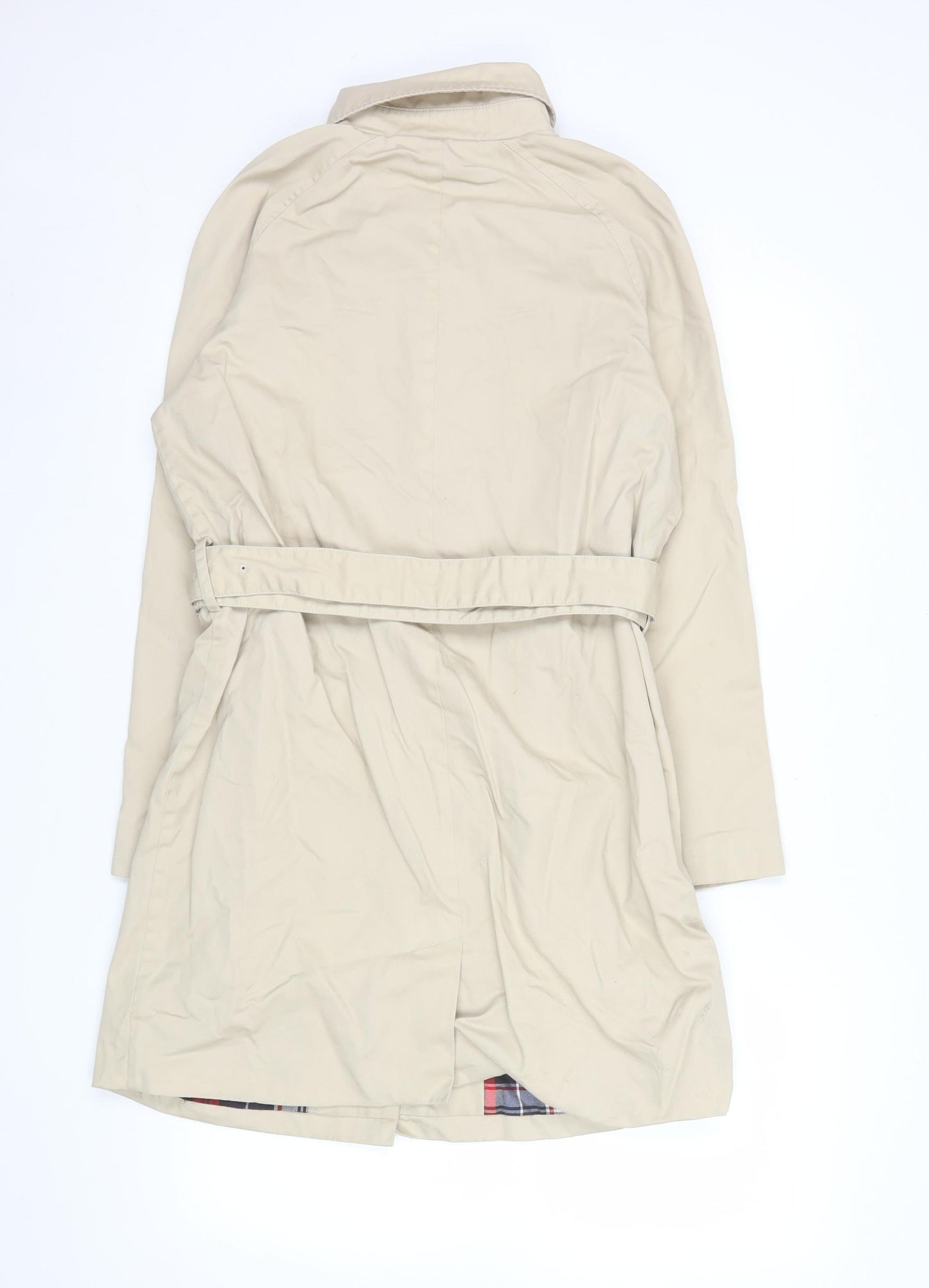 Tommy Hilfiger Women’s Beige Belted Trench Coat S Classic Style