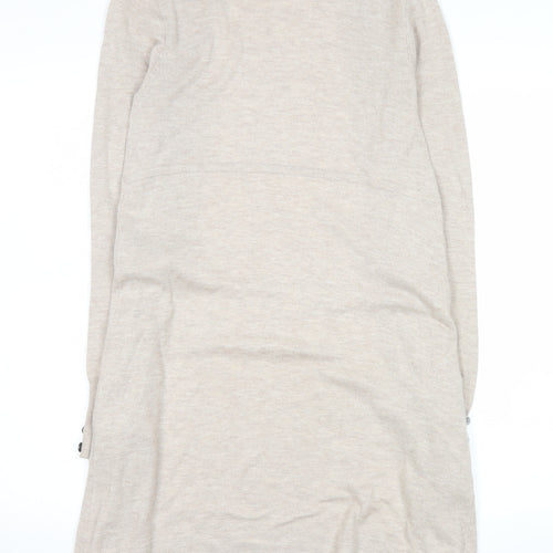 Wallis Women’s Beige Longline Knit Open Cardigan Small