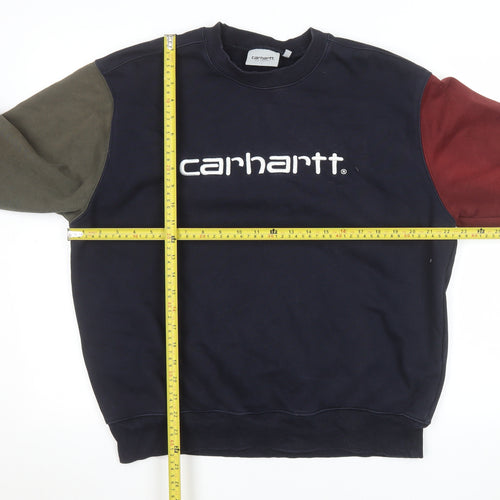 Carhartt Mens Multicoloured Crew Neck Pullover Sweatshirt M