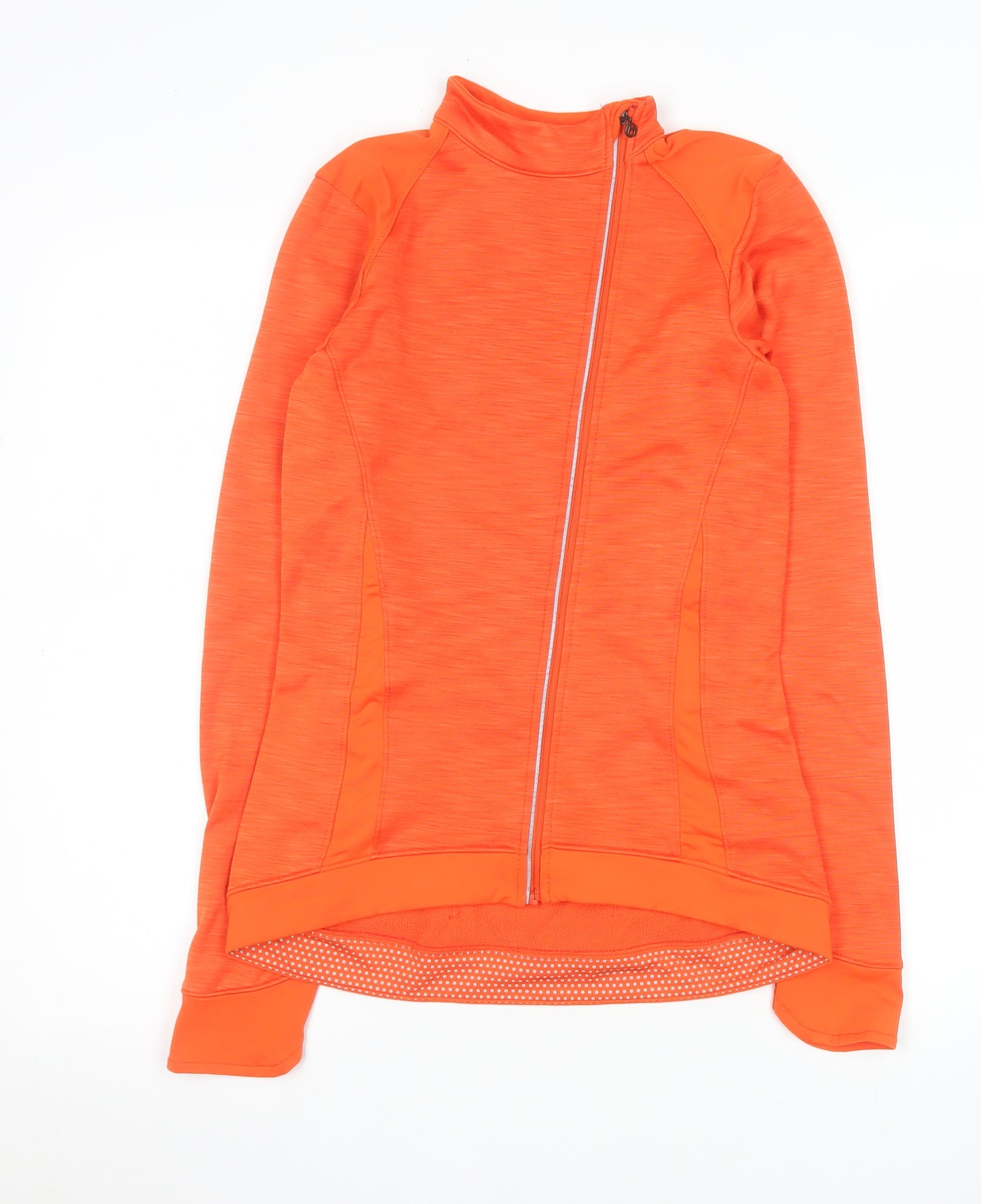 Bontrager Women's Orange Thermal Cycling Jacket S Full Zip Reflective