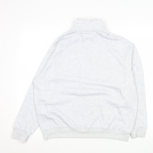 Slazenger Womens Grey 1/2 Zip Pullover Sweatshirt Size 8 XS
