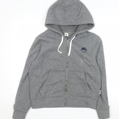 SoulCal & Co Women's Grey Size 12 Hooded Full Zip Jacket