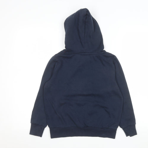 Liverpool FC Boys Navy Hoodie 8-9 Years Pullover Hooded Sweatshirt