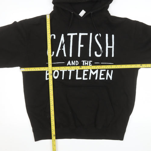 Just Hoods by AWDIS Men's Black Pullover Hoodie Catfish and the Bottlemen Large