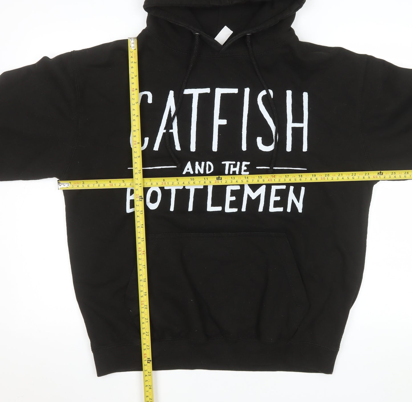 Just Hoods by AWDIS Men's Black Pullover Hoodie Catfish and the Bottlemen Large