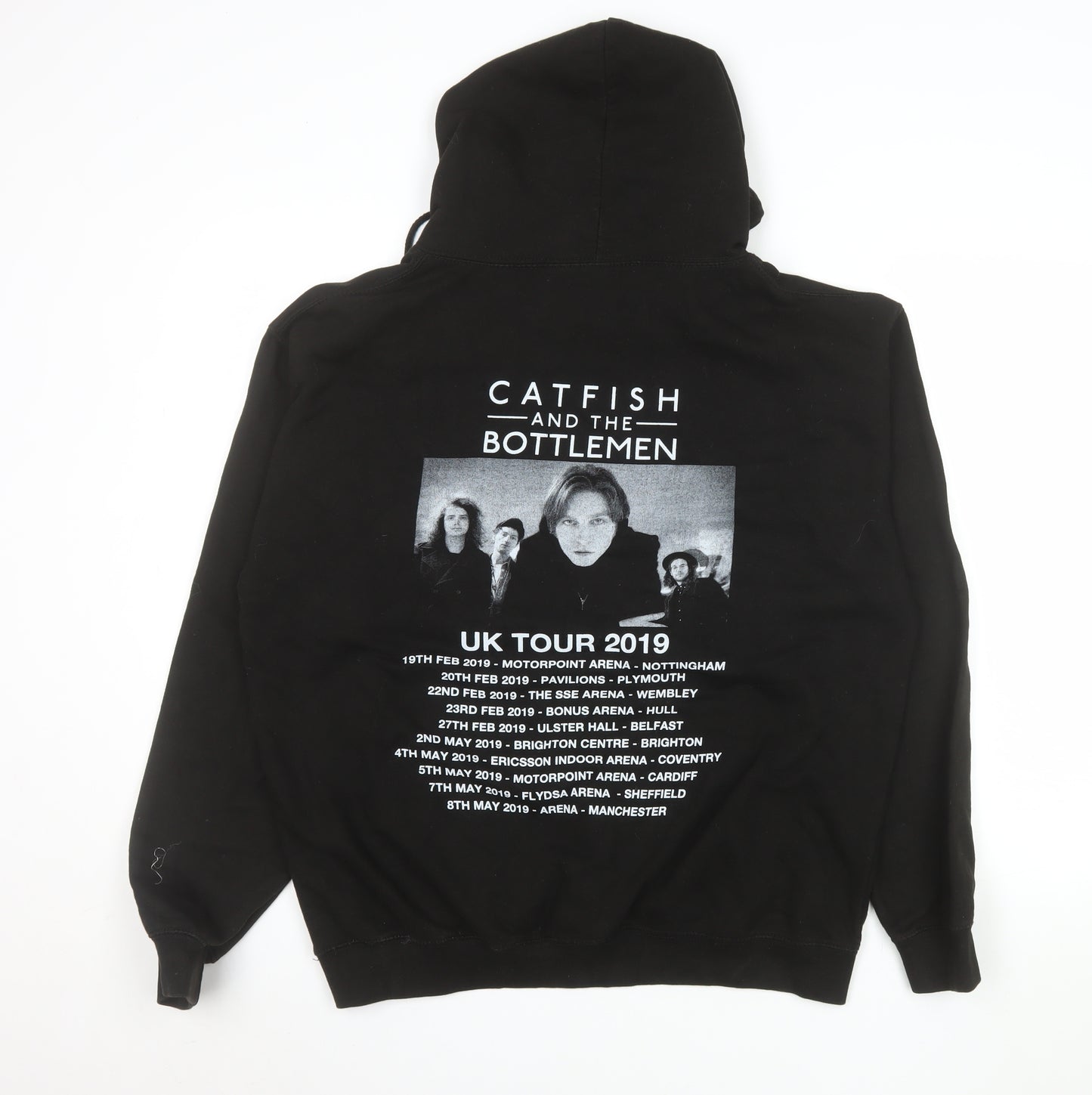 Just Hoods by AWDIS Men's Black Pullover Hoodie Catfish and the Bottlemen Large