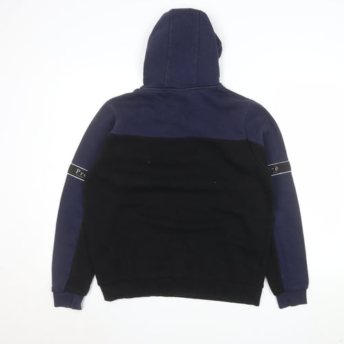 Pré London Men's Black Pullover Hoodie Size S Logo Hooded Sweatshirt