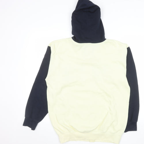 New York Popular Men's Multicoloured Hooded Zip Jacket Size M