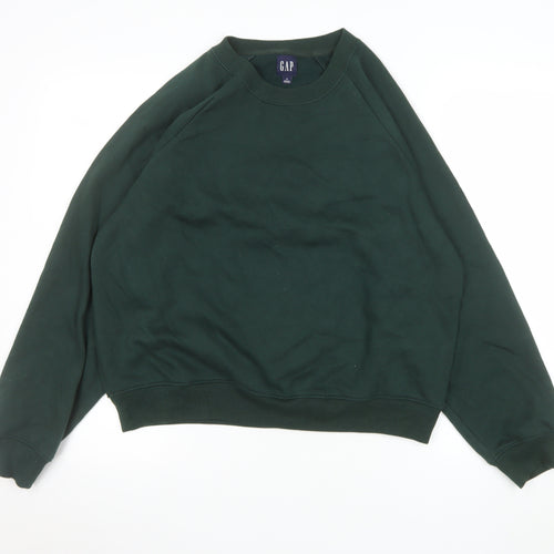 GAP Men's Green Crew Neck Pullover Sweatshirt Size M