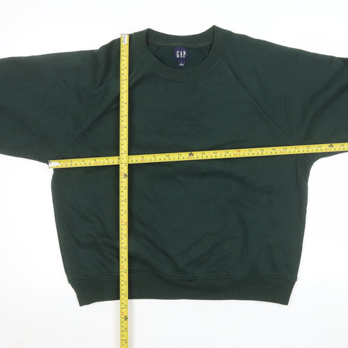 GAP Men's Green Crew Neck Pullover Sweatshirt Size M