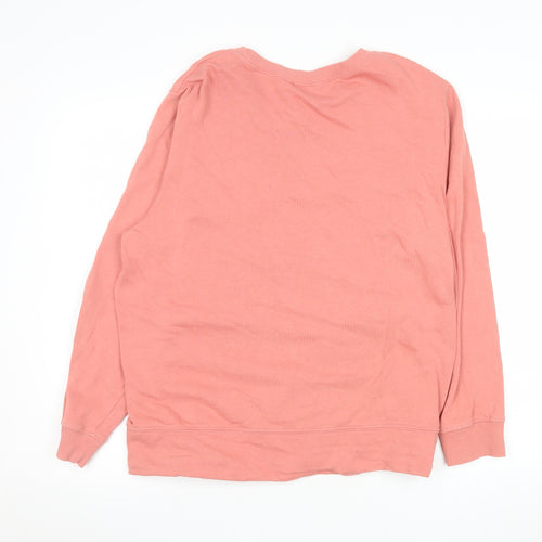 Tu Women’s Pink Snoopy Sweatshirt Size 18 Cotton Pullover