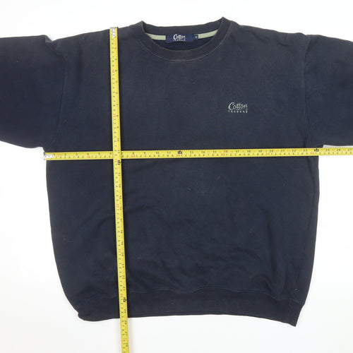 Cotton Traders Men's Blue Crew Neck Pullover Sweatshirt Size M