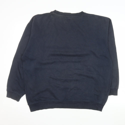 Cotton Traders Men's Blue Crew Neck Pullover Sweatshirt Size M