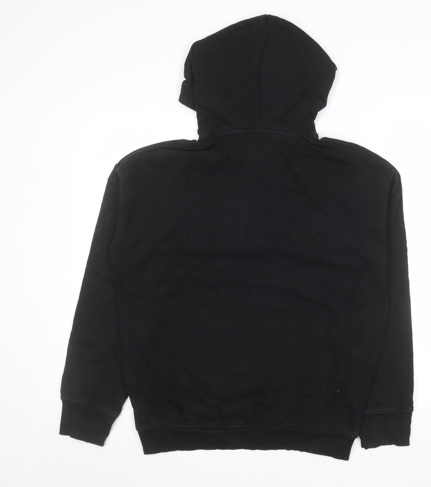 H&M Boys Black Panther Hoodie 14 Years Black Pullover Fleece Marvel