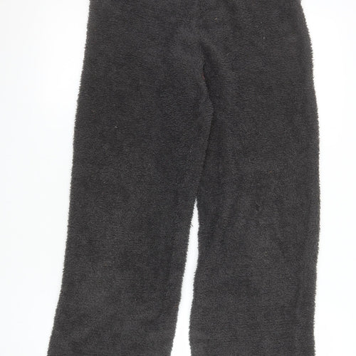 Hollister Women Grey Fleece Pyjama Pants XS Lightweight Loungewear