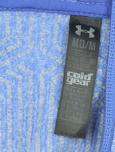 Under Armour Mens Blue Hooded ColdGear Full Zip Jacket Size M