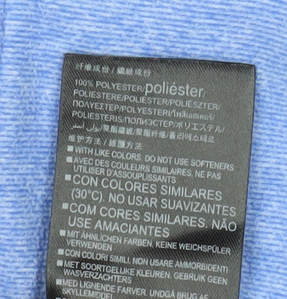 Under Armour Mens Blue Hooded ColdGear Full Zip Jacket Size M