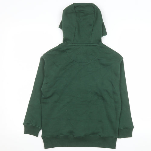 F&F Boys Green Christmas 'Feelin' Festive' Pullover Hoodie 8-9 Years