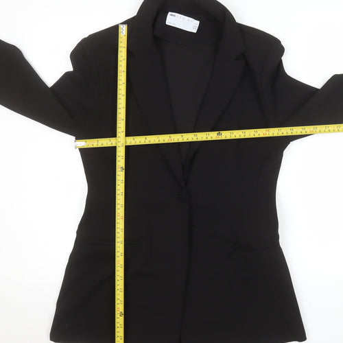 ASOS Design Women's Black Tall Blazer Jacket UK 12 Classic Fit